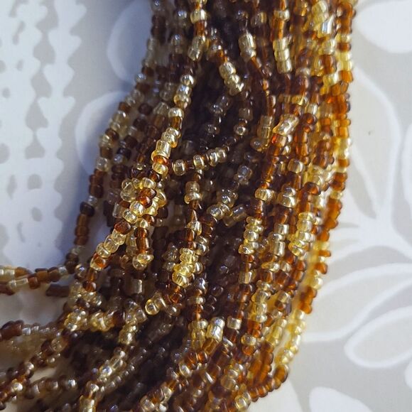 Handmade Multistrand Beaded Necklace - Picture 1 of 3